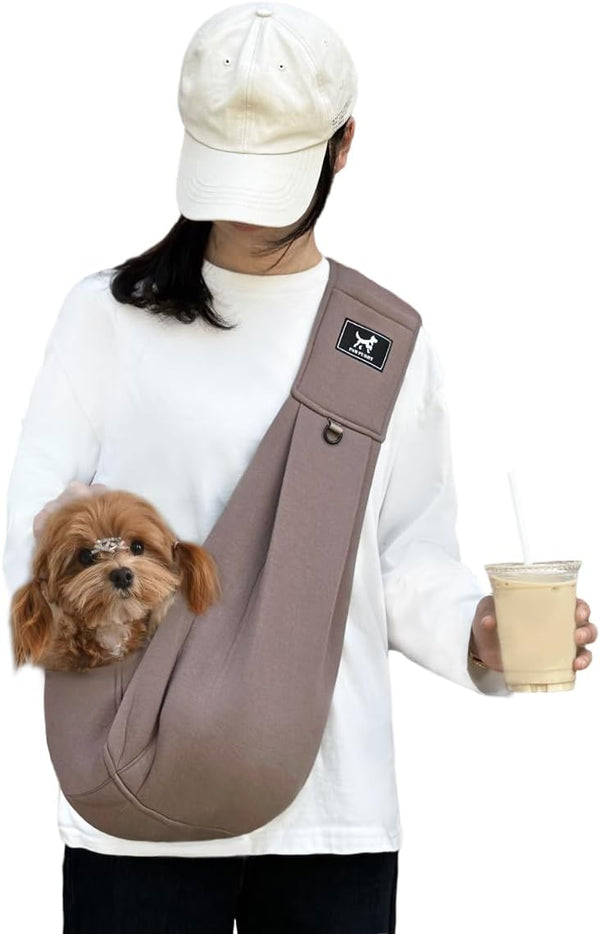 Hands-Free Pet Sling Carrier for Small Dogs & Cats